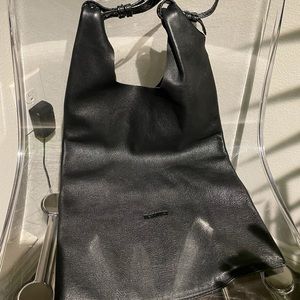 Jill sander soft leather shoulder bag